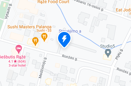 Ronžės g., Palanga Ignitis ON stotelės vieta žemėlapyje